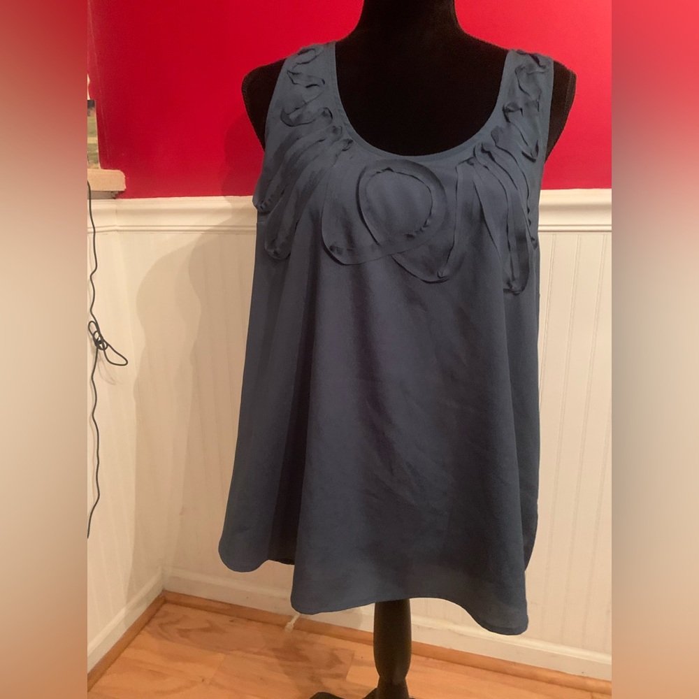 Vintage Mossimo embellished racer back tank size XL